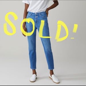 SOLD Closed Denim Pedal Icon 85